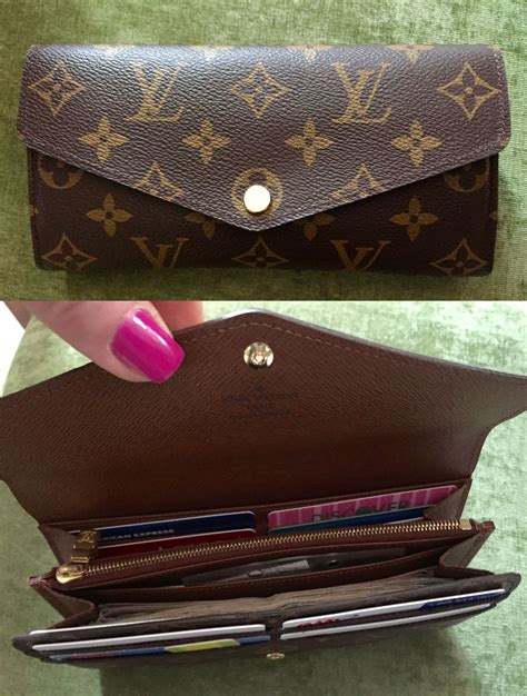 lv sarah wallet serial number|louis vuitton monogram wallet women's.